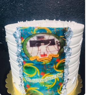 Teacher's cake avec une crème Bio