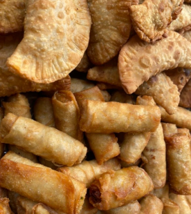 Nems, Samoussas et Pili frit