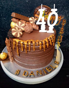 Ganache Cake tout en Chocolat-Crème Bio