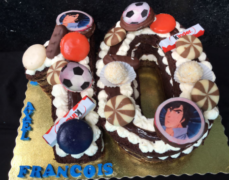 Number Cake tout en Chocolat-Crème Bio